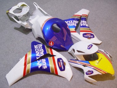 Descuento Carenados Moto Honda CBR1000RR 2008-2011 - Blanco Azul Amarillo Oro Rothmans