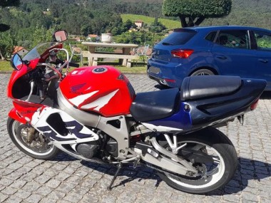 Descuento Kits Carenado Moto Honda CBR900RR 919 1998-1999 - Blanco Rojo Azul