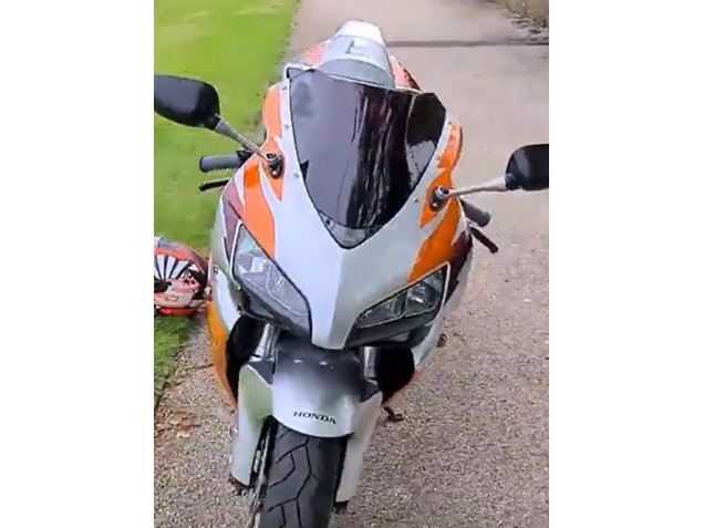 Descuento Carenados Moto Honda CBR1000RR 2006-2007 - Plata Naranja
