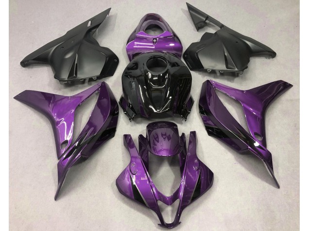 Morado Intenso Con Negro 09-12 CBR600RR Carenado Morado Intenso Con Negro 09-12 CBR600RR Carenado