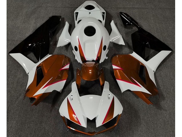 Naranja Brillante Blanco & Rojo 13-23 CBR600RR Carenado Naranja Brillante Blanco & Rojo 13-23 CBR600RR Carenado