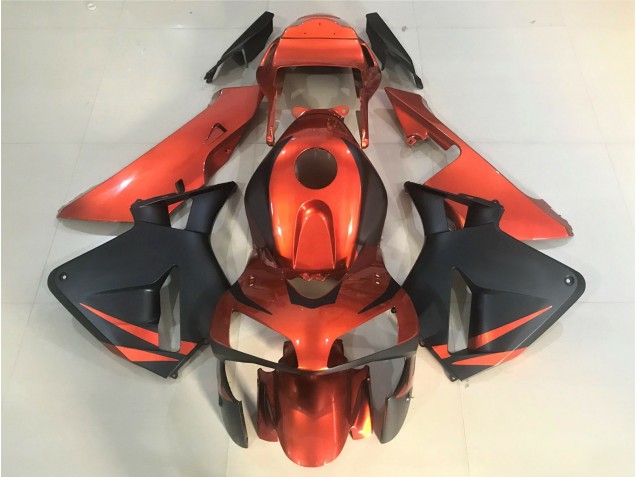 Naranja & Negro Mate 03-04 CBR600RR Carenado Naranja & Negro Mate 03-04 CBR600RR Carenado