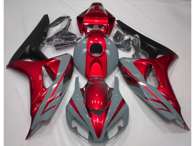 Nardo Gris & Rojo 06-07 CBR1000RR Carenado Nardo Gris & Rojo 06-07 CBR1000RR Carenado
