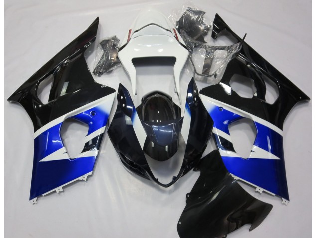 Negro Azul & Blanco 03-04 GSXR 1000 Carenado Negro Azul & Blanco 03-04 GSXR 1000 Carenado