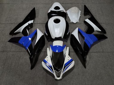 Negro Blanco & Azul 07-08 CBR600RR Carenado
