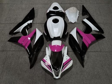 Negro Blanco & Rosa 07-08 CBR600RR Carenado