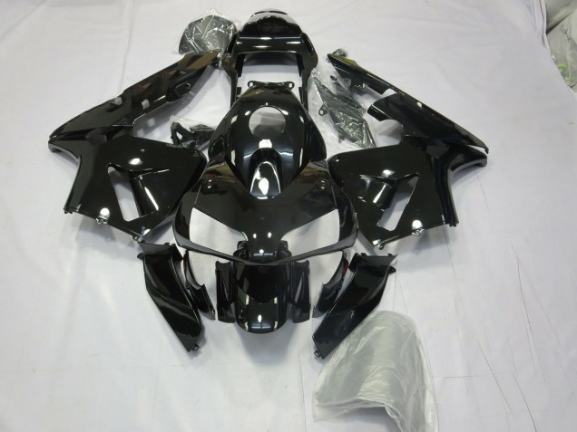 Negro Brillante 03-04 CBR600RR Carenado Negro Brillante 03-04 CBR600RR Carenado