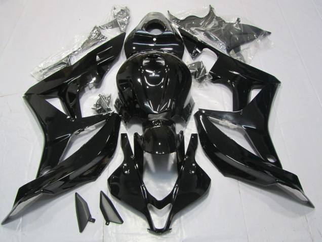 Negro Brillante 07-08 CBR600RR Carenado Negro Brillante 07-08 CBR600RR Carenado