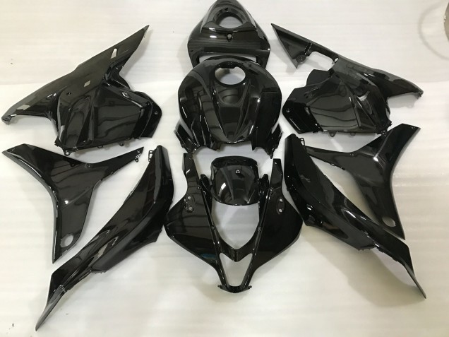 Negro Brillante 09-12 CBR600RR Carenado Negro Brillante 09-12 CBR600RR Carenado