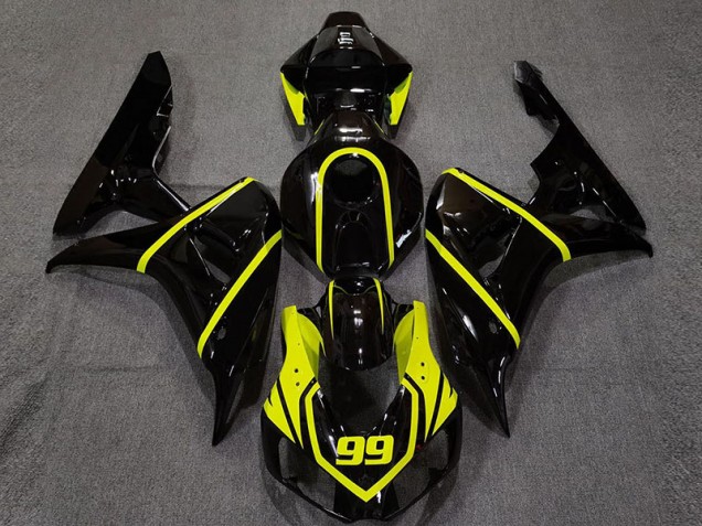 Negro Brillante & Amarillo Brillante 06-07 CBR1000RR Carenado Negro Brillante & Amarillo Brillante 06-07 CBR1000RR Carenado