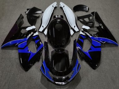 Negro Brillante Azul & Blanco 98-07 YZF600 Carenado