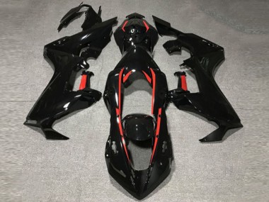 Negro Brillante Con Forro Rojo 17-23 CBR1000RR Carenado