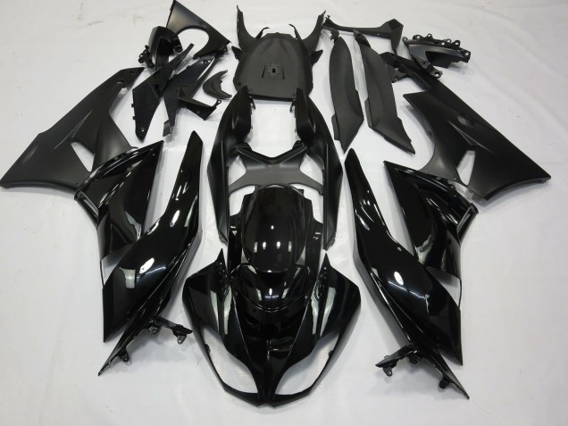 Negro Brillante Mate 09-12 ZX6R Carenado Negro Brillante Mate 09-12 ZX6R Carenado