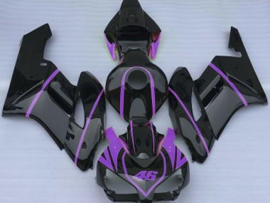 Negro Brillante & Morado 04-05 CBR1000RR Carenado