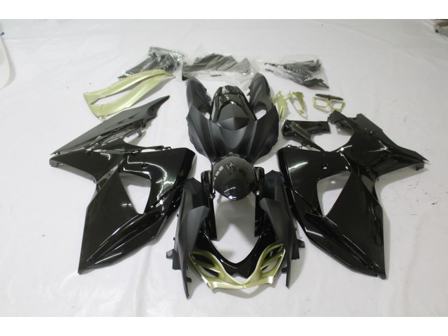 Negro Brillante Plata Mate 09-16 GSXR 1000 Carenado Negro Brillante Plata Mate 09-16 GSXR 1000 Carenado