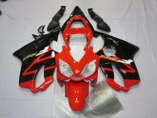 Negro Brillante & Rojo 01-03 CBR600 F4i Carenado Negro Brillante & Rojo 01-03 CBR600 F4i Carenado