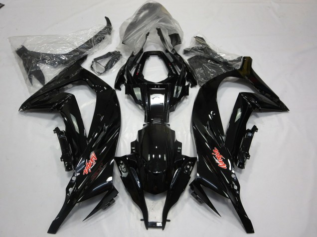 Negro Brillante Rojo 11-15 ZX10R Carenado Negro Brillante Rojo 11-15 ZX10R Carenado