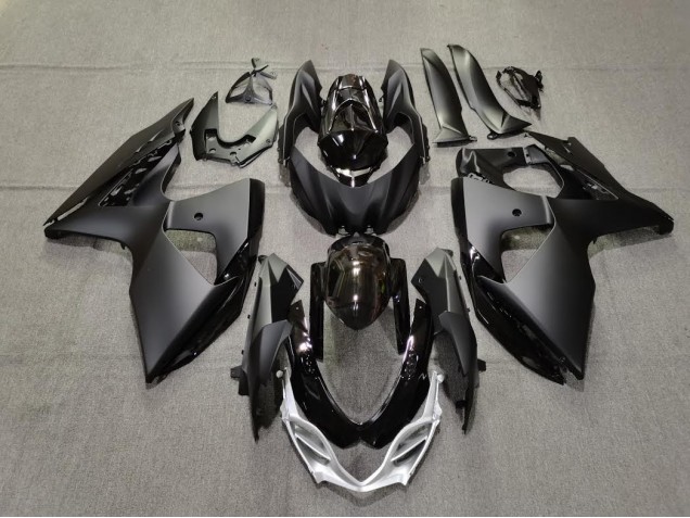 Negro Liso Mate & Brillante 09-16 GSXR 1000 Carenado Negro Liso Mate & Brillante 09-16 GSXR 1000 Carenado