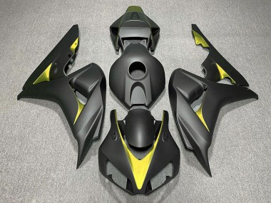 Negro Mate & Amarillo 06-07 CBR1000RR Carenado
