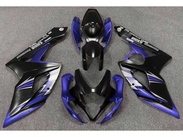Negro Mate & Azul 05-06 GSXR 1000 Carenado Negro Mate & Azul 05-06 GSXR 1000 Carenado