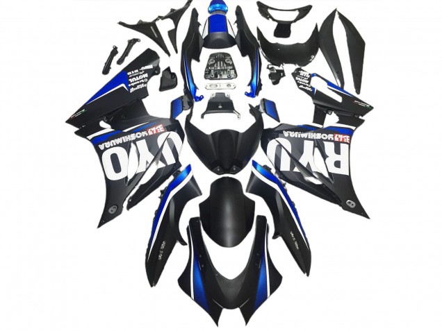 Negro Mate & Azul 17-23 GSXR 1000 Carenado Negro Mate & Azul 17-23 GSXR 1000 Carenado