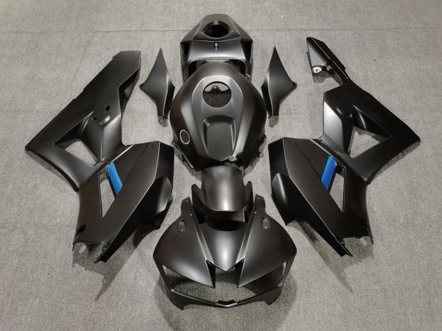 Negro Mate & Azul Claro 13-23 CBR600RR Carenado Negro Mate & Azul Claro 13-23 CBR600RR Carenado