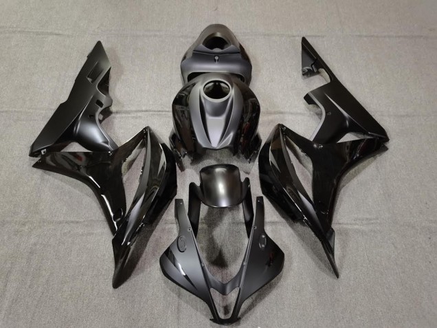 Negro Mate & Brillante 07-08 CBR600RR Carenado Negro Mate & Brillante 07-08 CBR600RR Carenado