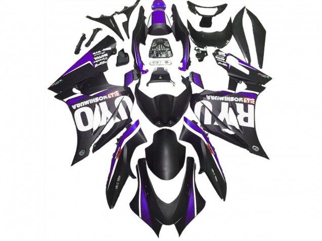 Negro Mate & Morado 17-23 GSXR 1000 Carenado Negro Mate & Morado 17-23 GSXR 1000 Carenado