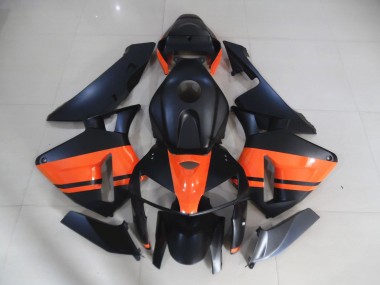 Negro Mate & Naranja Brillante 05-06 CBR600RR Carenado
