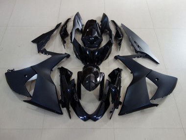 Negro Mate & Negro Brillante 09-16 GSXR 1000 Carenado