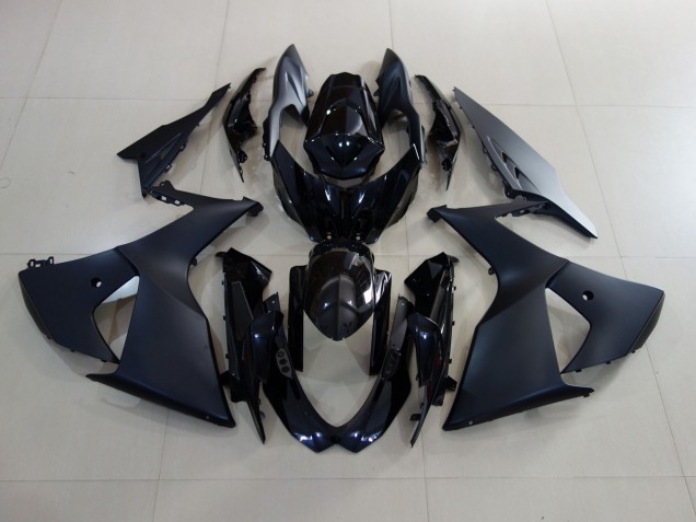 Negro Mate & Negro Brillante 09-16 GSXR 1000 Carenado Negro Mate & Negro Brillante 09-16 GSXR 1000 Carenado