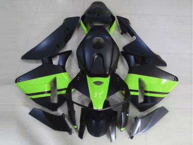 Negro Mate & Verde Claro 05-06 CBR600RR Carenado