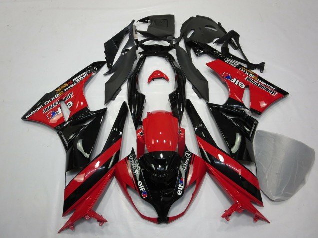 Negro Rojo 09-12 ZX6R Carenado Negro Rojo 09-12 ZX6R Carenado