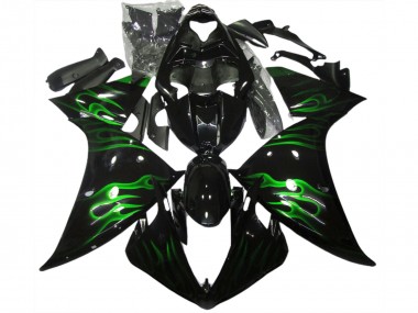Negro & Verde Llama 09-11 R1 Carenado