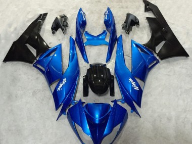 Ninja Azul & Negro 09-12 ZX6R Carenado