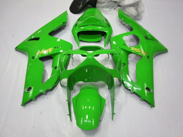 Ninja Verde 03-04 ZX6R Carenado