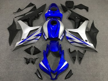 OEM Estilo Azul & Plateado 07-08 CBR600RR Carenado
