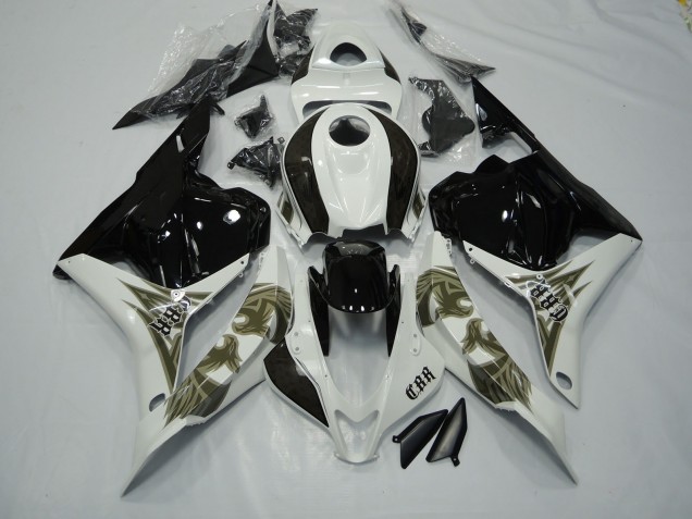 Oro Negro & Blanco 09-12 CBR600RR Carenado Oro Negro & Blanco 09-12 CBR600RR Carenado