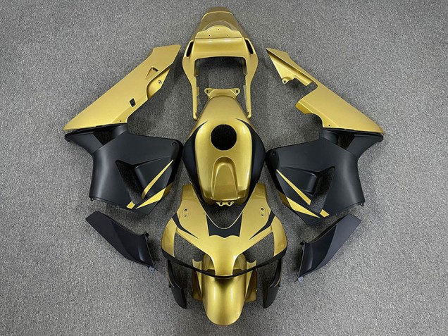 Oro & Negro Mate 03-04 CBR600RR Carenado