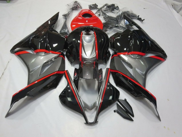 Pin Rojo Negro & Gris 09-12 CBR600RR Carenado Pin Rojo Negro & Gris 09-12 CBR600RR Carenado