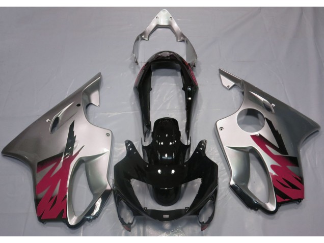 Plata Brillante & Rojo 99-00 CBR600 F4 Carenado