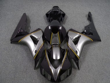 Plata Con Raya Diplomática Amarilla 06-07 CBR1000RR Carenado