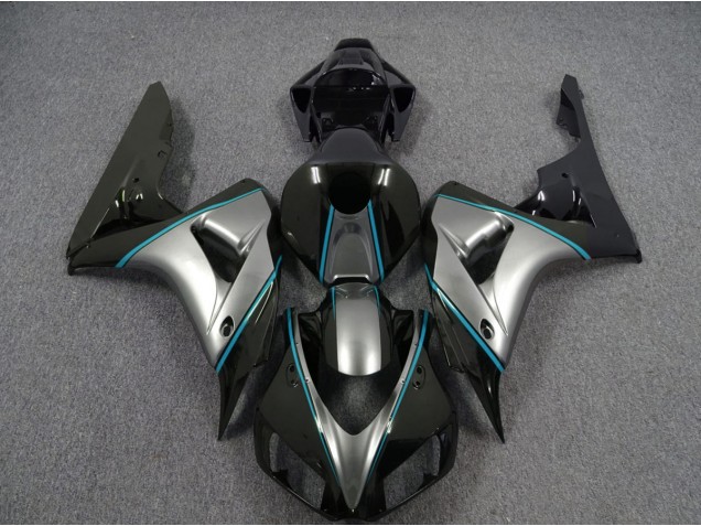 Plata Con Raya Diplomática Azul 06-07 CBR1000RR Carenado