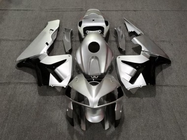 Plata Mate & Negro 05-06 CBR600RR Carenado