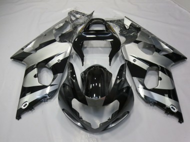 Plata & Negro 00-02 GSXR 1000 Carenado