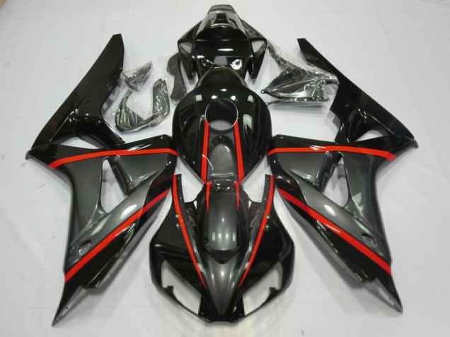 Plata & Negro 06-07 CBR1000RR Carenado Plata & Negro 06-07 CBR1000RR Carenado