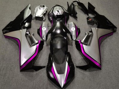 Plata & Negro & Rosa 17-23 CBR1000RR Carenado