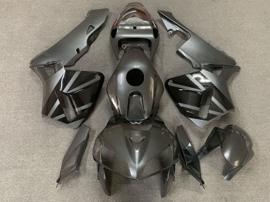 Plata Oscura & Negro 05-06 CBR600RR Carenado