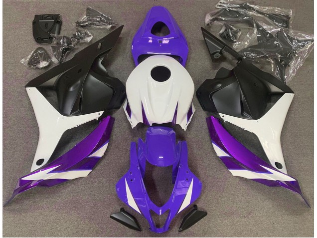 Púrpura Brillo Blanco & Violeta 09-12 CBR600RR Carenado Púrpura Brillo Blanco & Violeta 09-12 CBR600RR Carenado