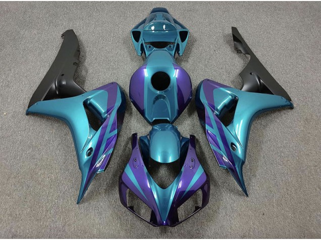 Púrpura & Esmeralda 06-07 CBR1000RR Carenado